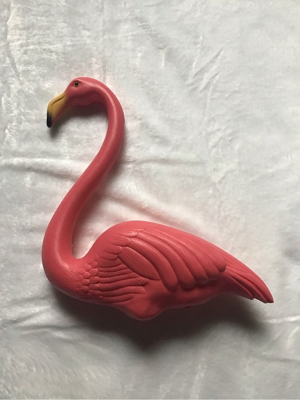 Vintage Pink Plastic Don Featherstone Flamingo Union Products Yard SNOMINGO